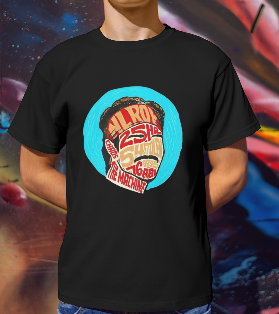 NL Roy 25 HR 54 Stolen Bases 61 RBI Chaos The Machine T-Shirt
