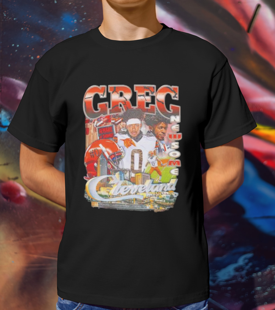 Greg Newsome II Cleveland Collage Beware Of Dawgs T-Shirt