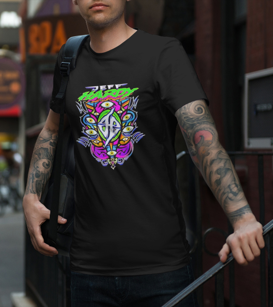 Jeff Hardy Spectral Neon Eye T-Shirt