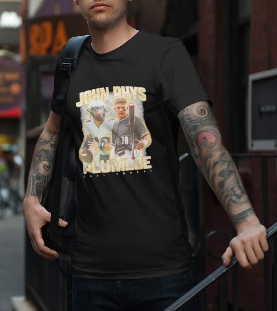 John Rhys Plumlee Dual Threat Collage T-Shirt