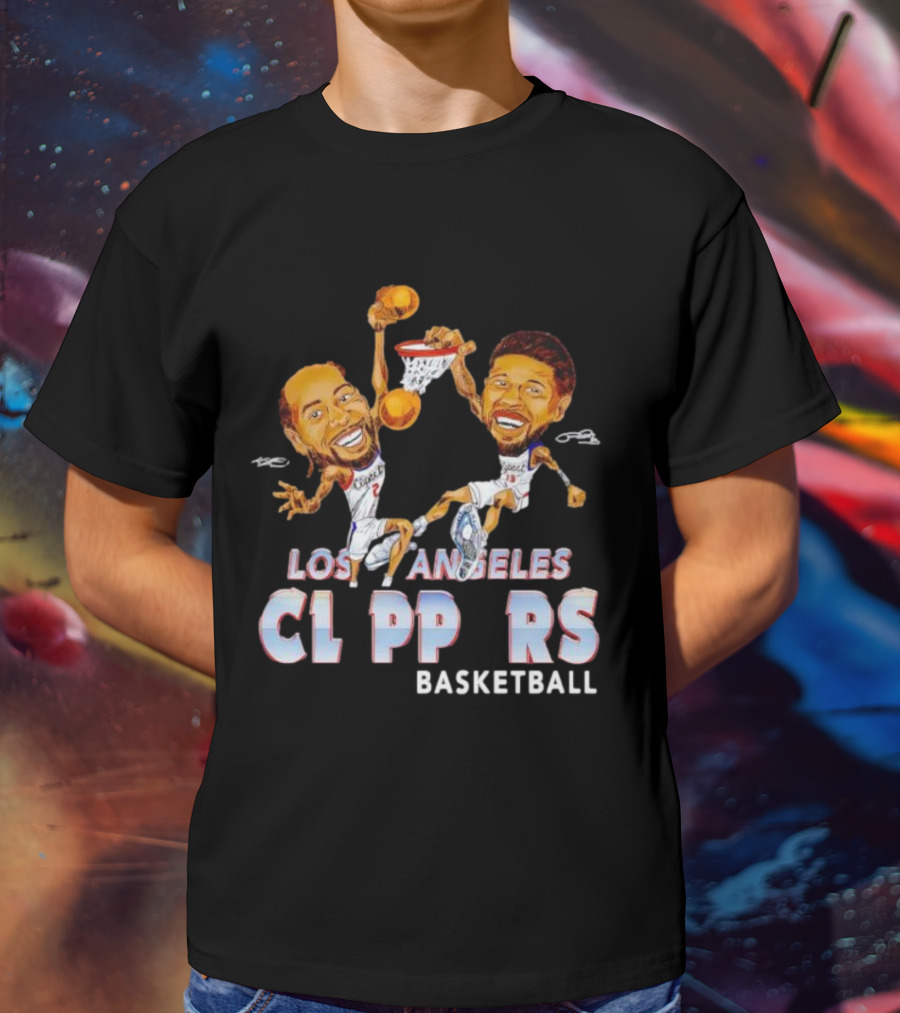 Los Angeles Clippers Basketball Run It Back 213 Vintage T-Shirt