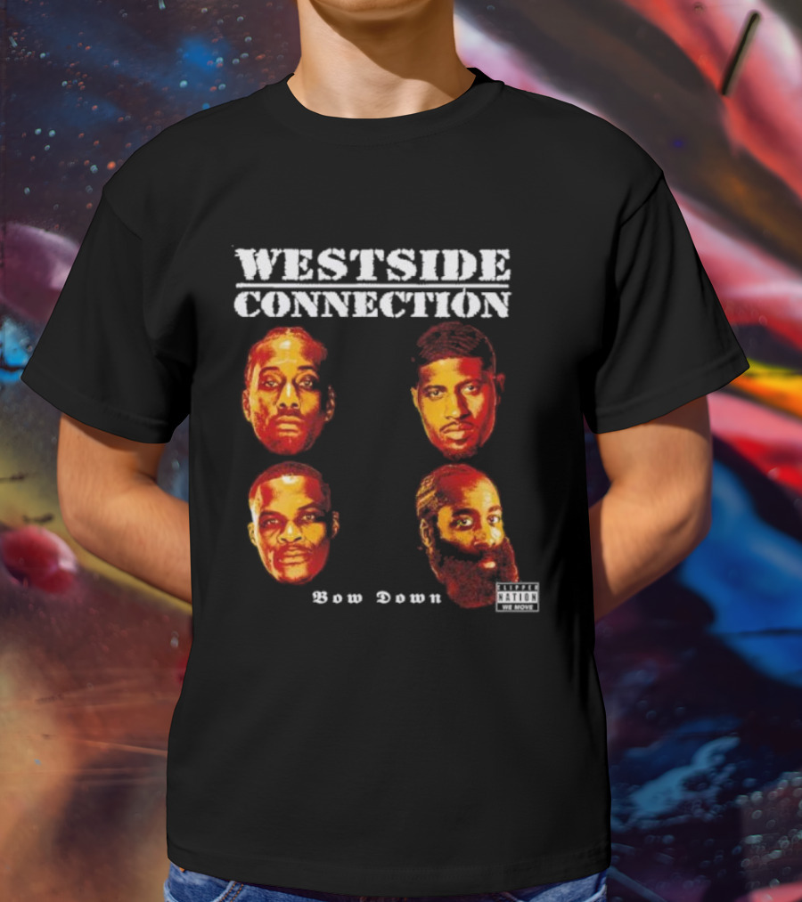 Westside Connection Bow Down Album Cover Featuring Faces T-Shirt