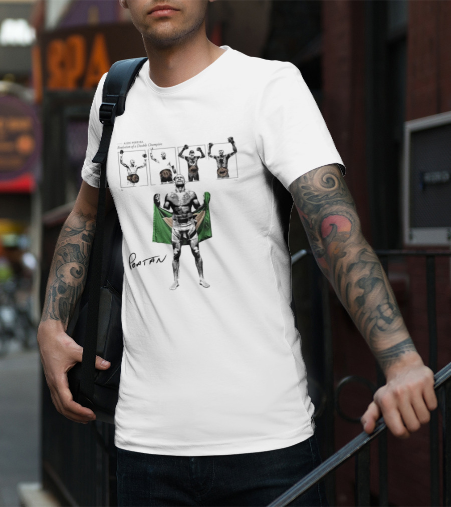 Alex Pereira Poatan Brazilian Double Champion T-Shirt