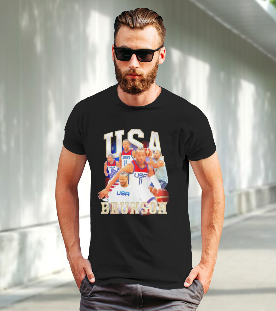 USA Brunson Basketball FIBA T-Shirt