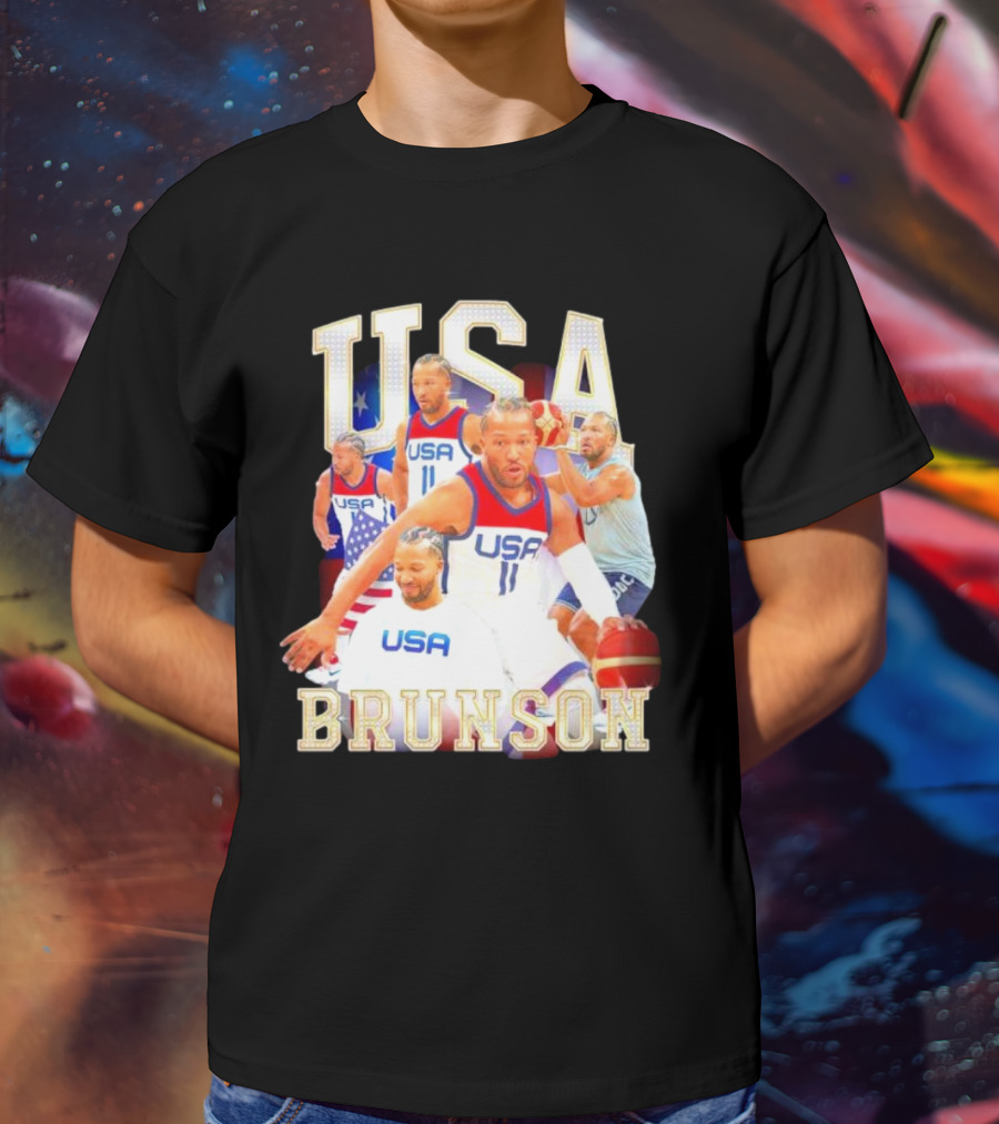 USA Brunson Basketball FIBA T-Shirt