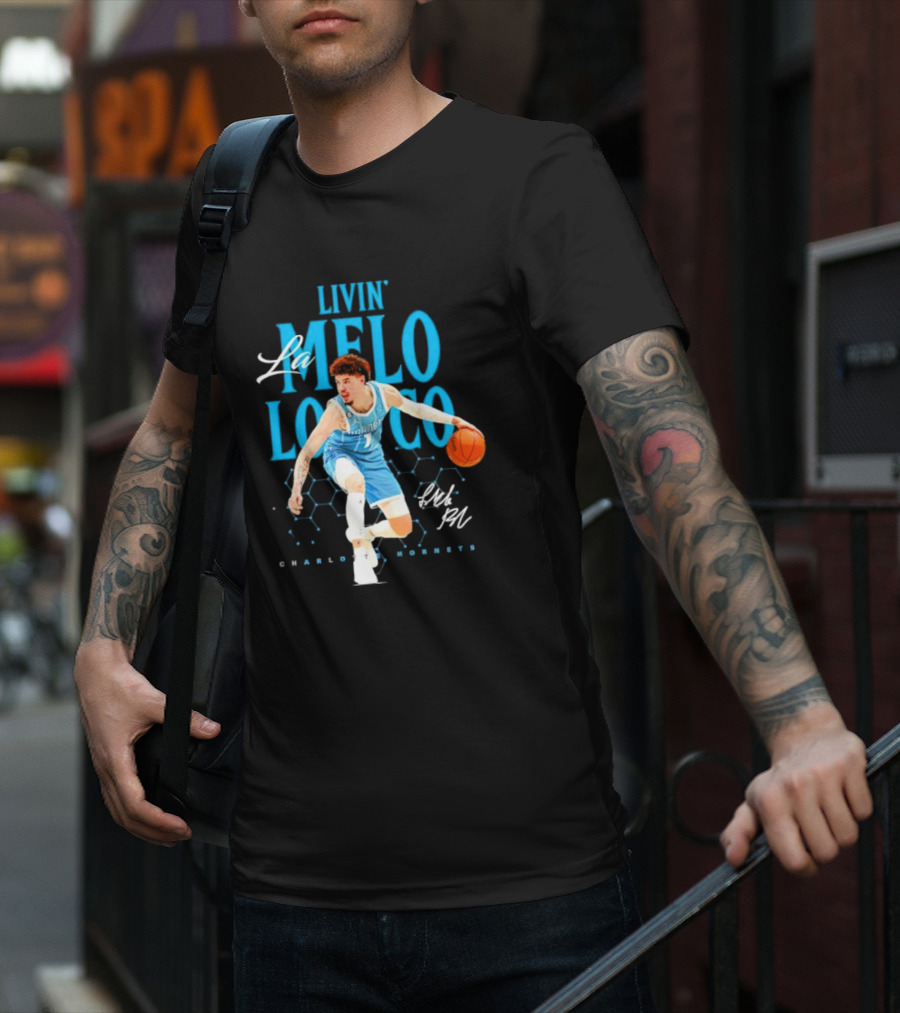 Livin' La Melo Loco Charlotte Hornets Signature T-Shirt