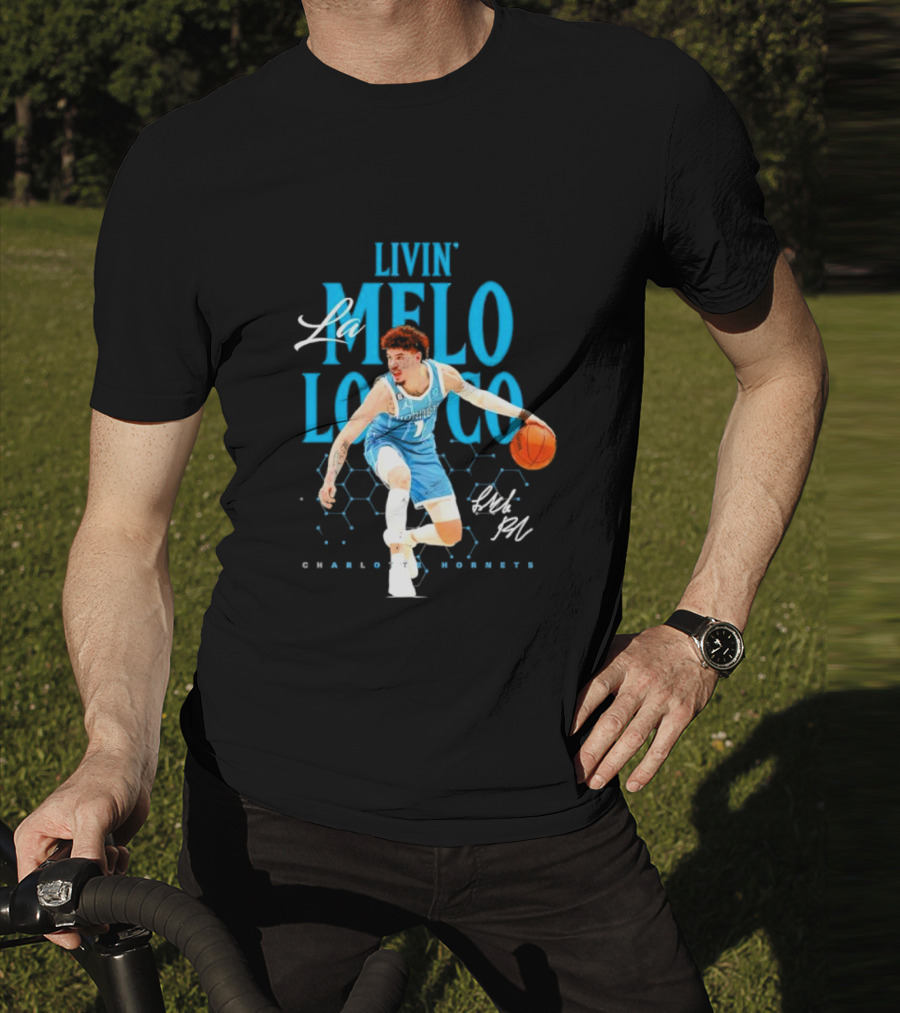 Livin' La Melo Loco Charlotte Hornets Signature T-Shirt
