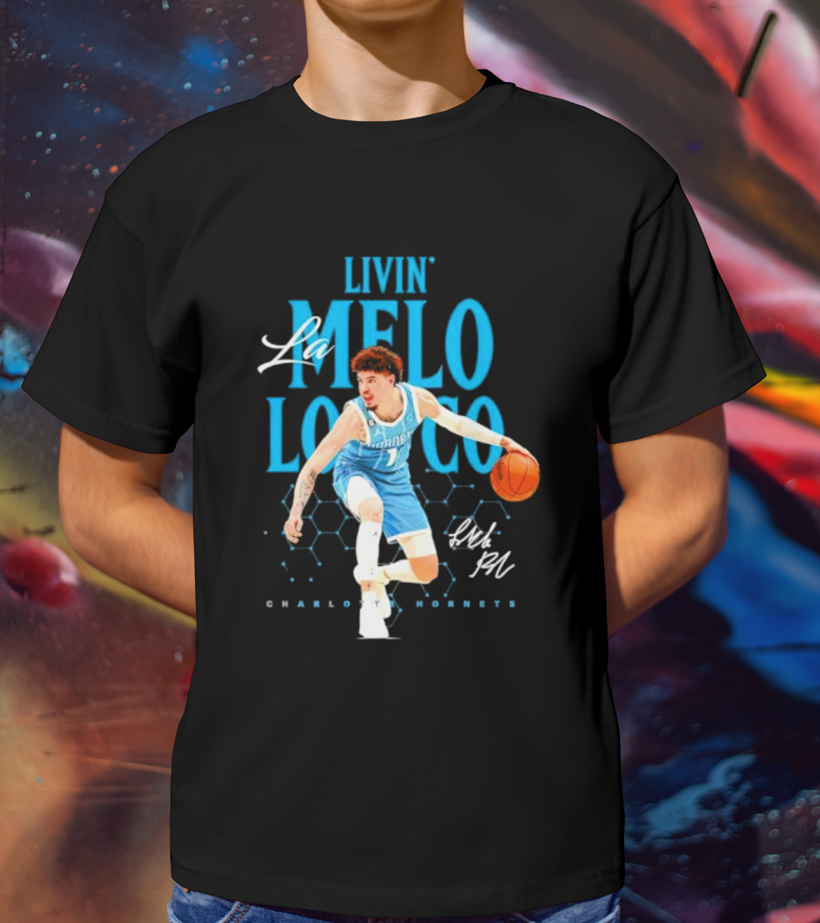 Livin' La Melo Loco Charlotte Hornets Signature T-Shirt
