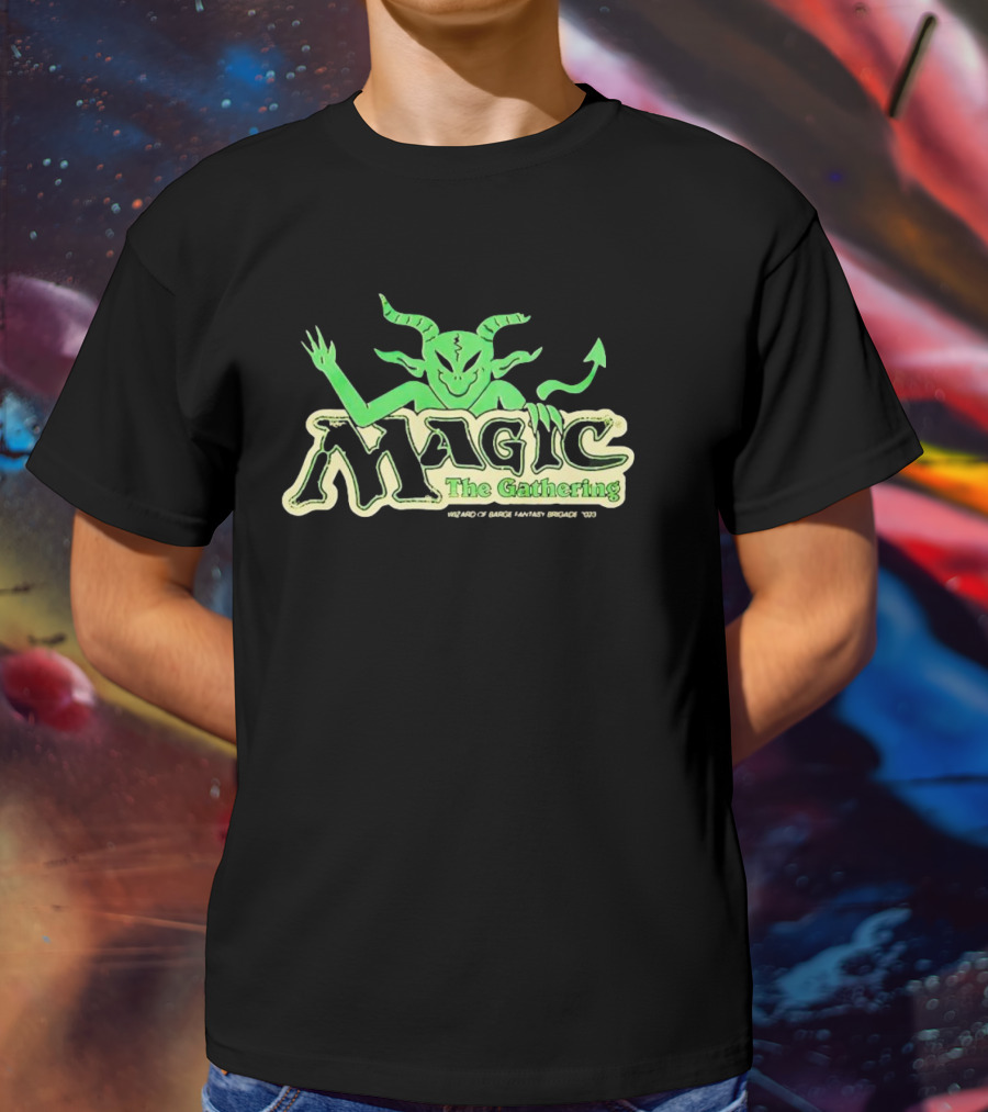 Magic The Gathering 1973 Wizard Of Barge Fantasy Breach T-Shirt