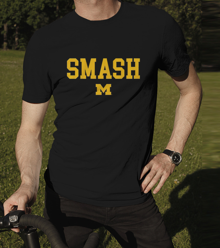 Michigan Wolverines Smash M T-Shirt