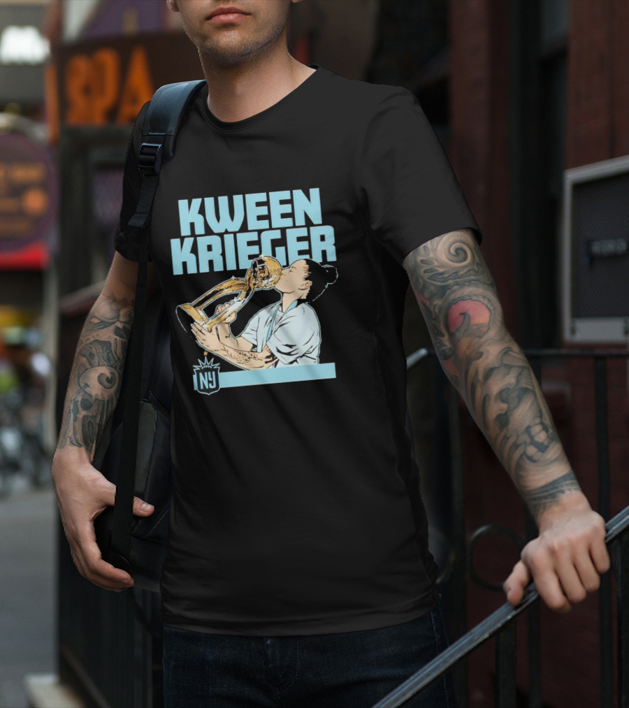 NY GOTHAM FC Kween Krieger Trophy Moment T-Shirt