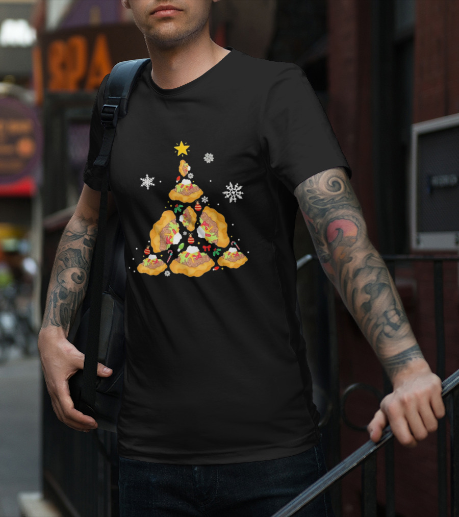 Oh Taco Christmas Tree Festive Holiday Taco Christmas Tree T-Shirt