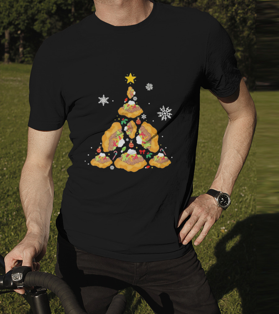 Oh Taco Christmas Tree Festive Holiday Taco Christmas Tree T-Shirt