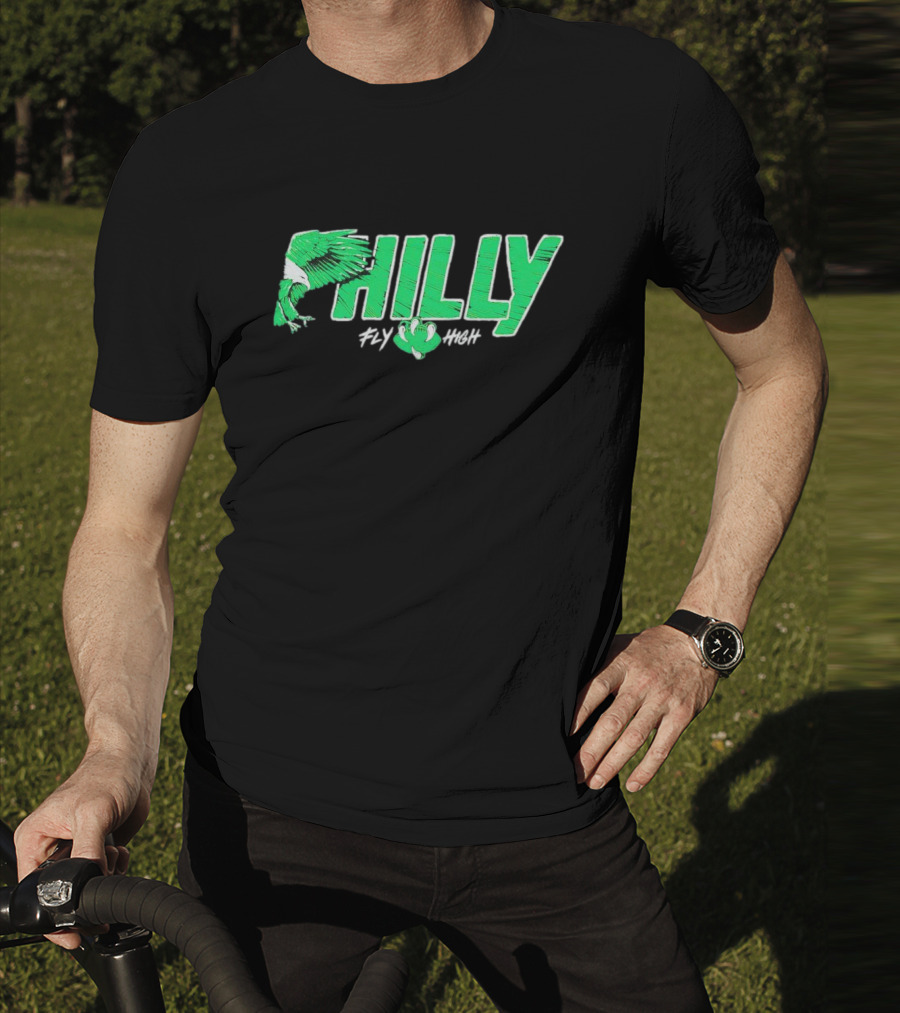 Philadelphia Eagles Philly Fly High Football T-Shirt