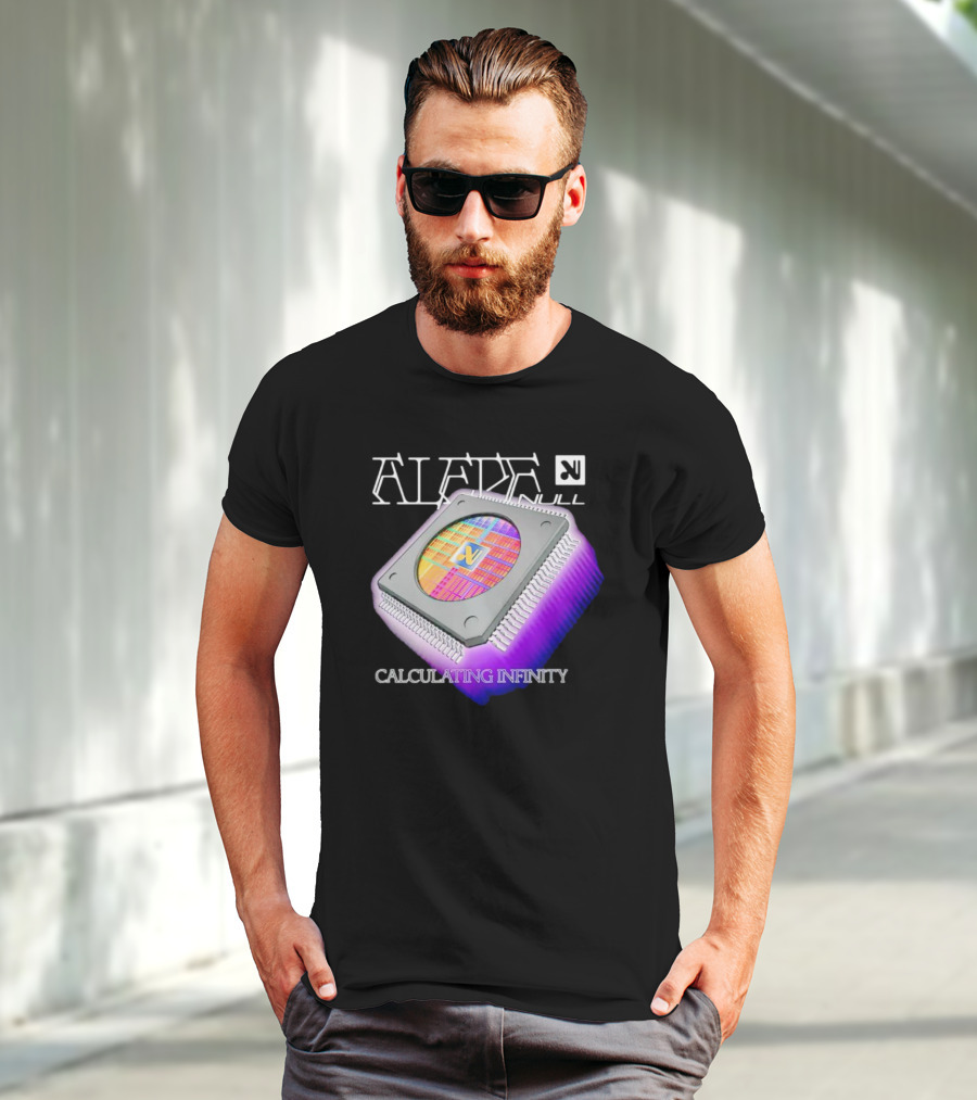 Aleph Null Calculating Infinity With Chip T-Shirt