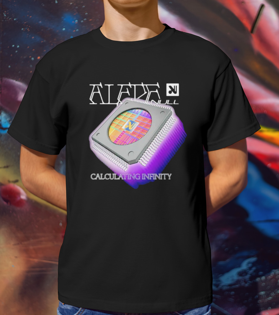 Aleph Null Calculating Infinity With Chip T-Shirt