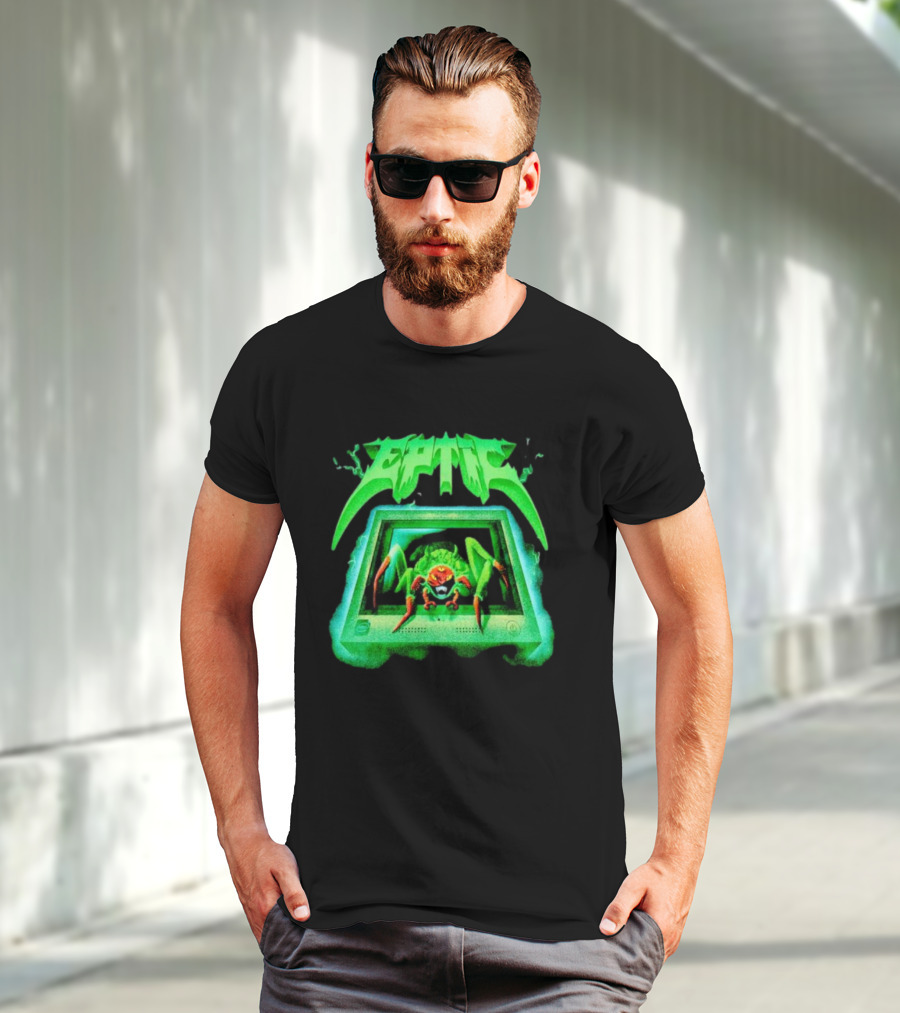 Eptic Interweb Vintage Spider On Screen T-Shirt