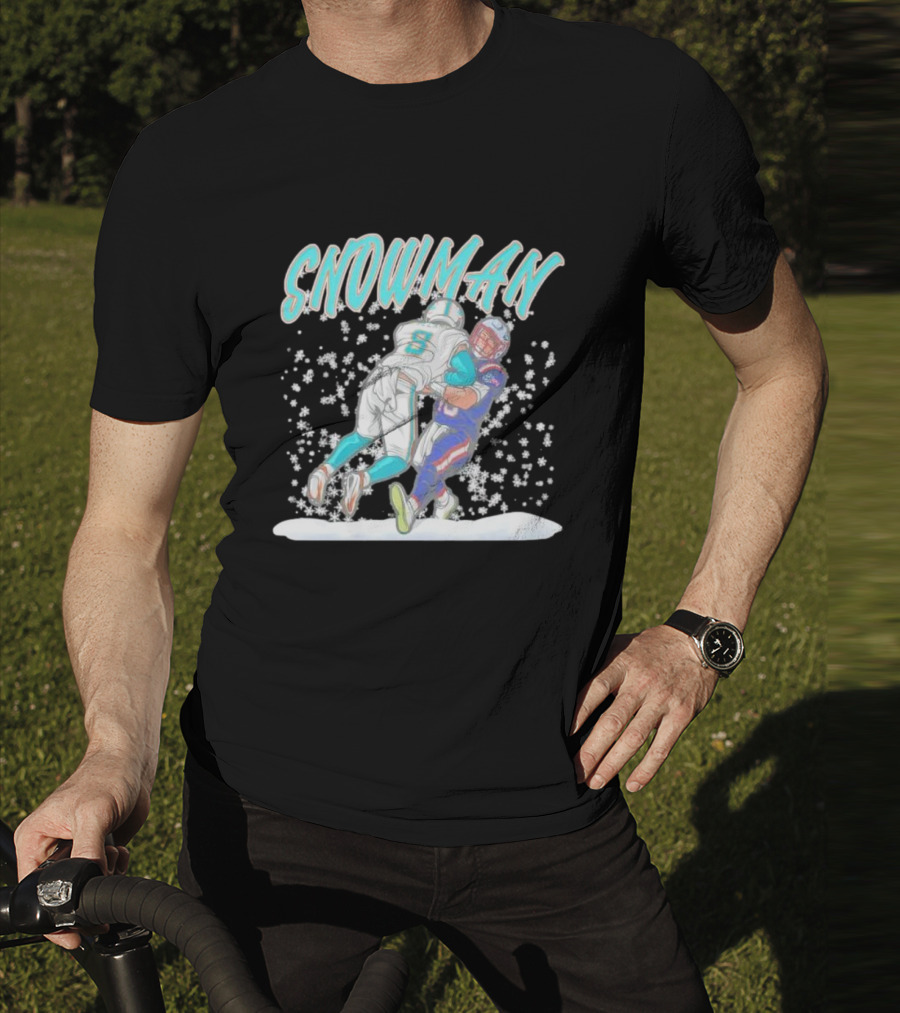 SNOWMAN Jevon Holland Tackle Football Action Scene T-Shirt