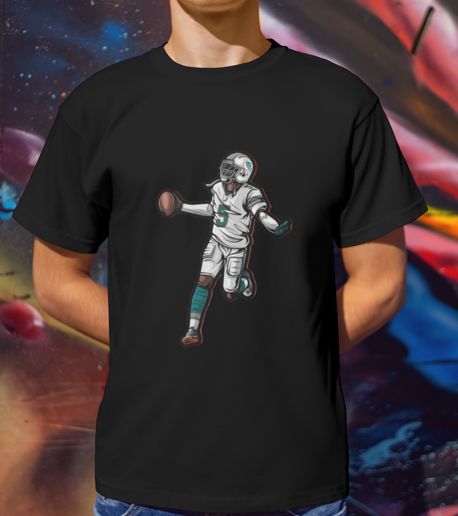 Miami Dolphins Jalen Football Player Number 5 T-Shirt