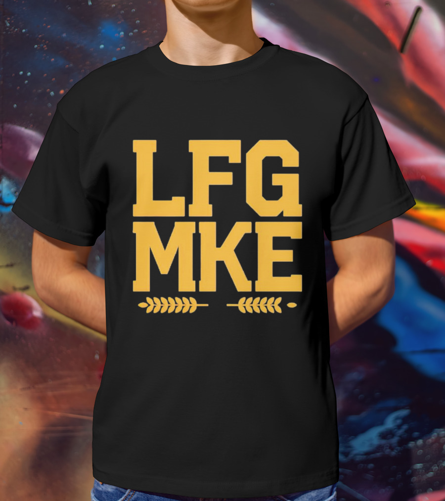 Milwaukee Brewers LFG MKE Wheat Stalks T-Shirt