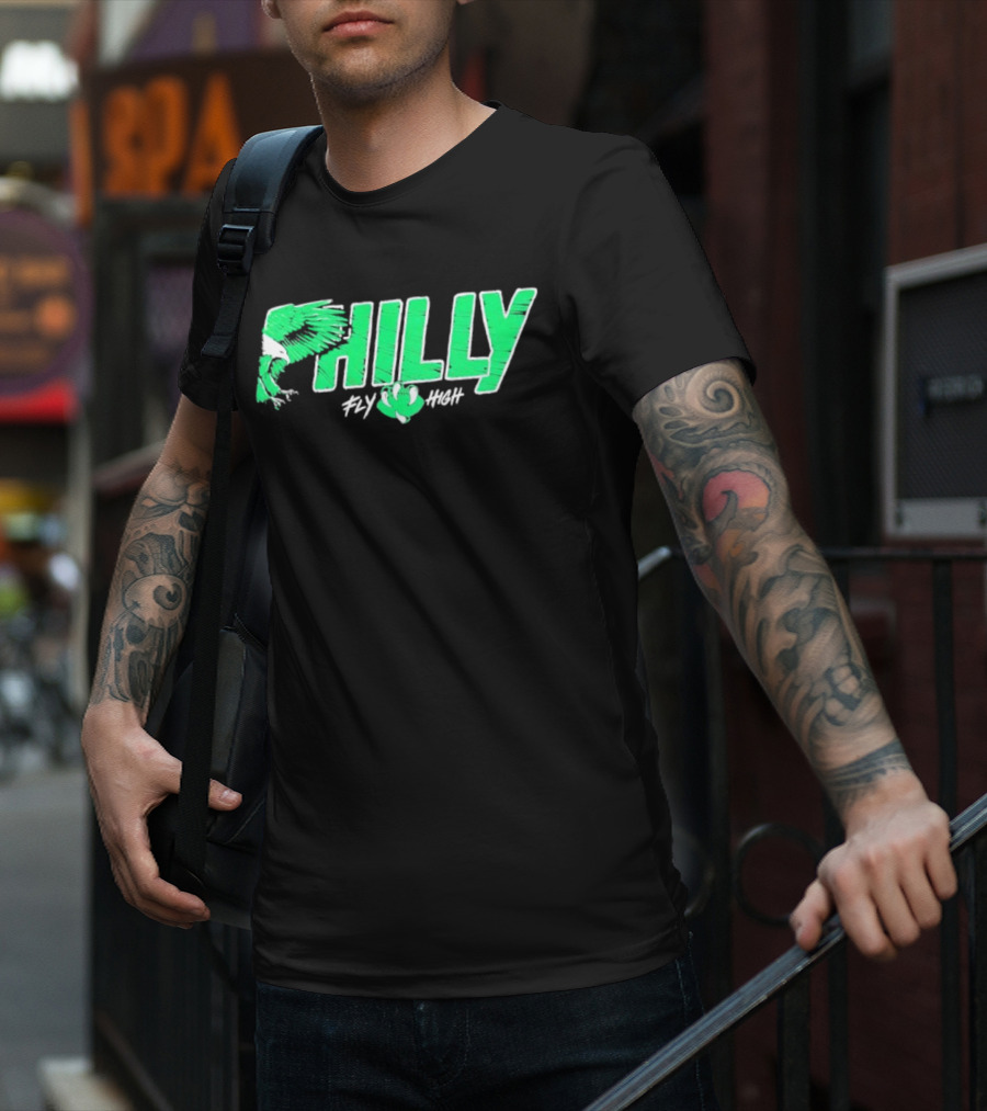 Philly Fly High Football Eagle T-Shirt