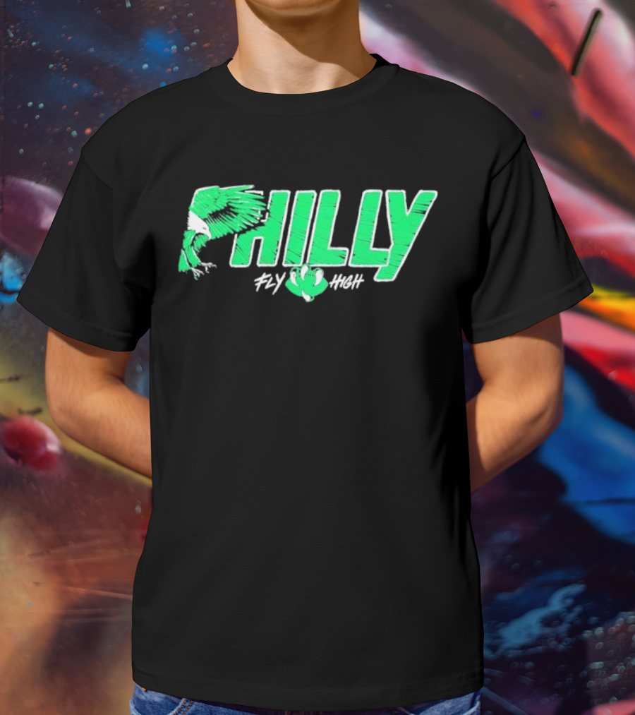 Philly Fly High Football Eagle T-Shirt