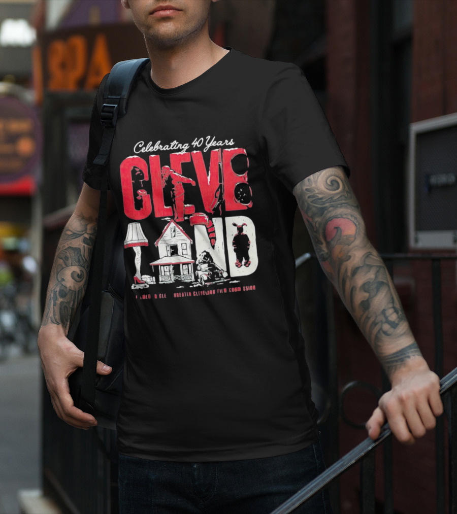 Celebrating 40 Years Cleveland Greater Cleveland Film Commission T-Shirt
