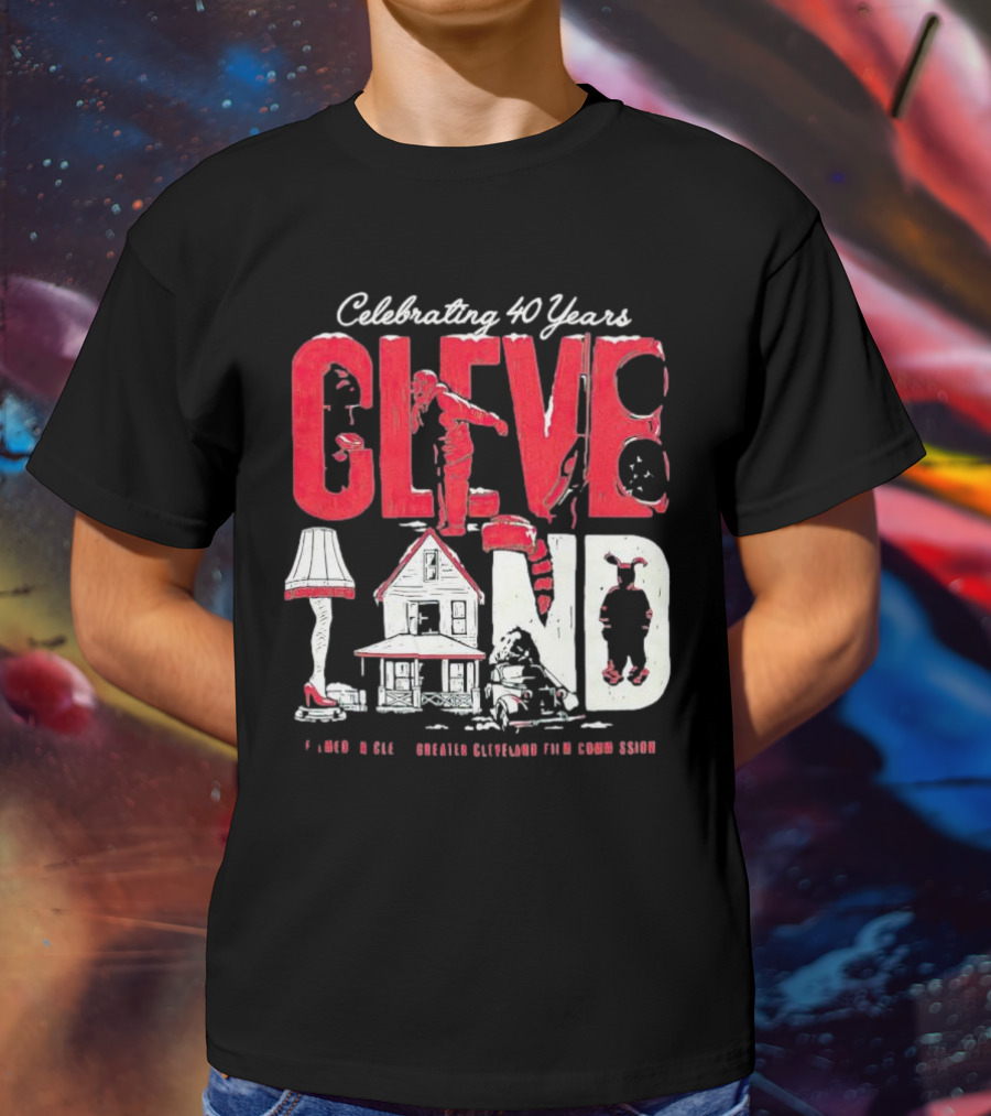 Celebrating 40 Years Cleveland Greater Cleveland Film Commission T-Shirt