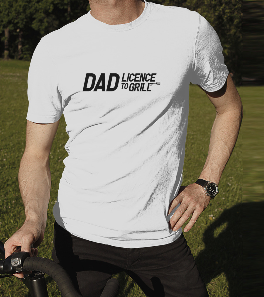 Dad Licence To Grill BBQ Spatula T-Shirt