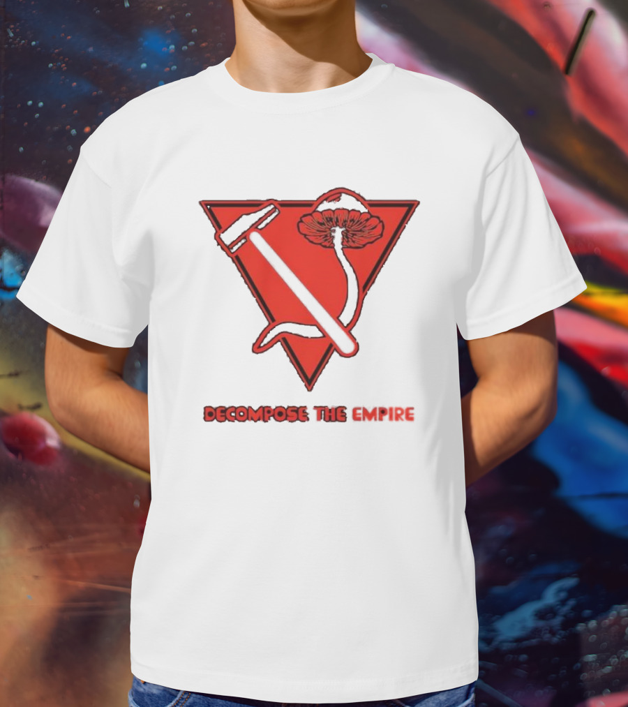 Decompose The Empire Mushroom Hammer Triangle T-Shirt