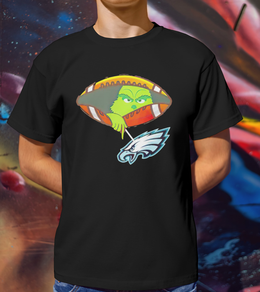 Grinch Ew Philadelphia Eagles Football T-Shirt