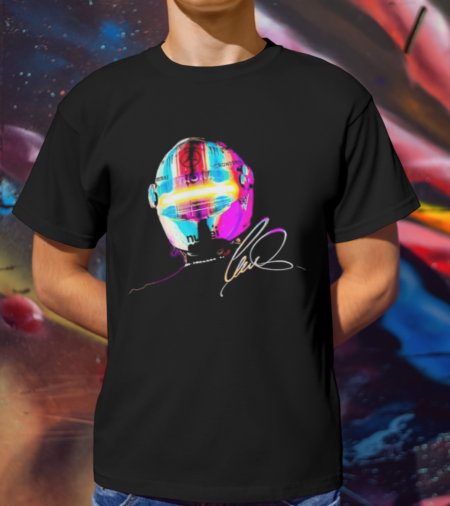 Lewis Hamilton Rainbow Signature Helmet T-Shirt