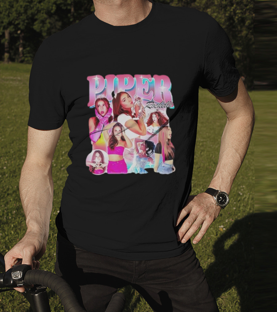 Piper Rockelle Glamorous Fashion Collage With Cat And Friends T-Shirt