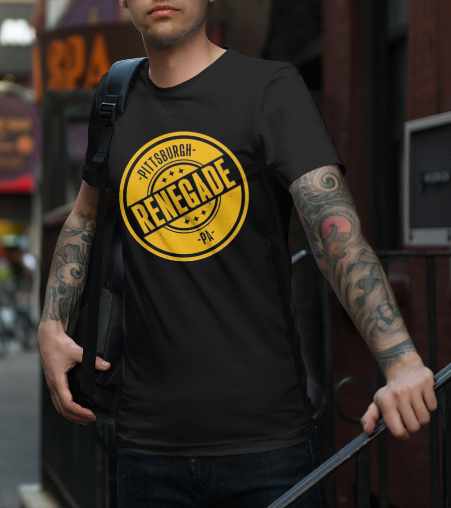 Pittsburgh Renegade PA Vintage Badge T-Shirt