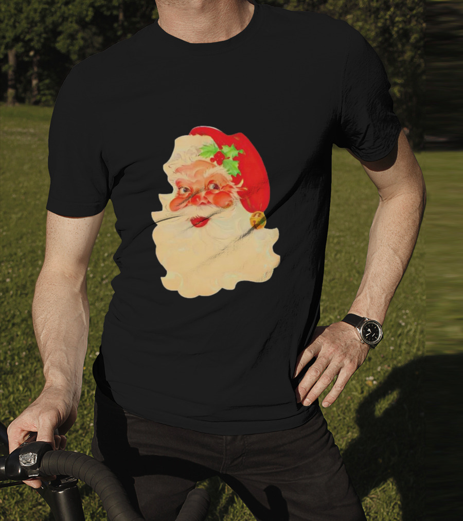 Santa Claus Vintage 1960s Christmas Nostalgia T-Shirt
