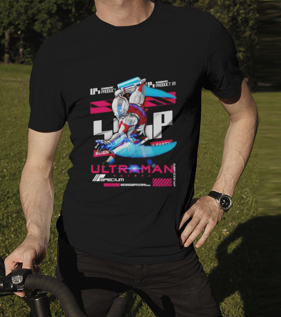 ULTRAMAN 1966 Product 01 Specium Science Patrol Party T-Shirt