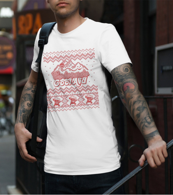 Colorado Cool-Aid Festive Sweater Design With Mountains And Smiling Pitcher T-Shirt