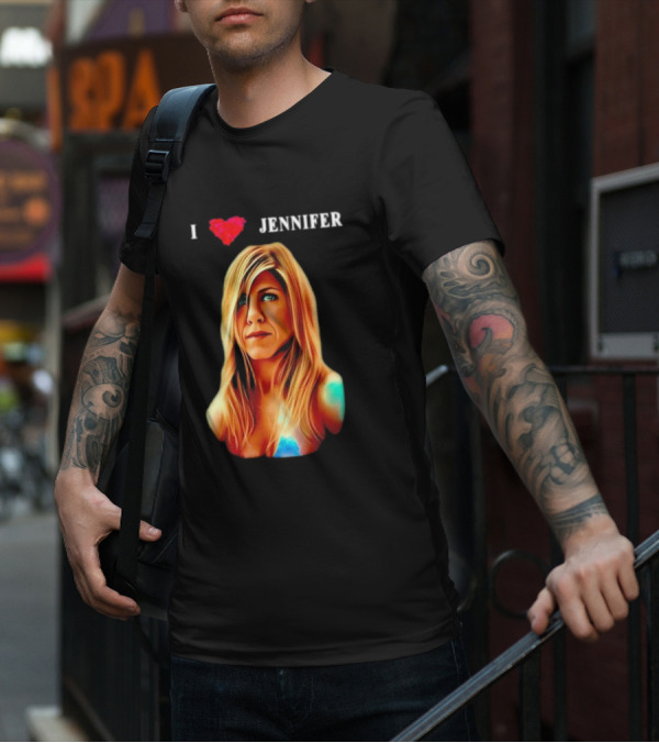 I Love Jennifer Iconic Fan Tribute Heart T-Shirt