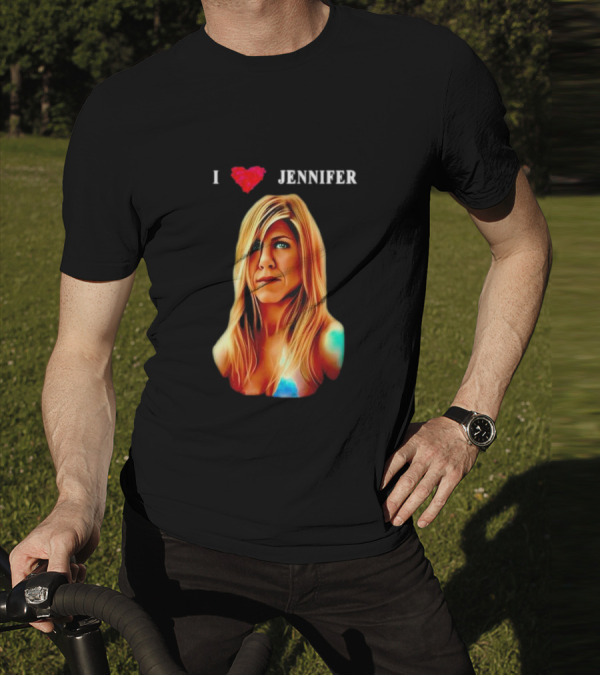 I Love Jennifer Iconic Fan Tribute Heart T-Shirt
