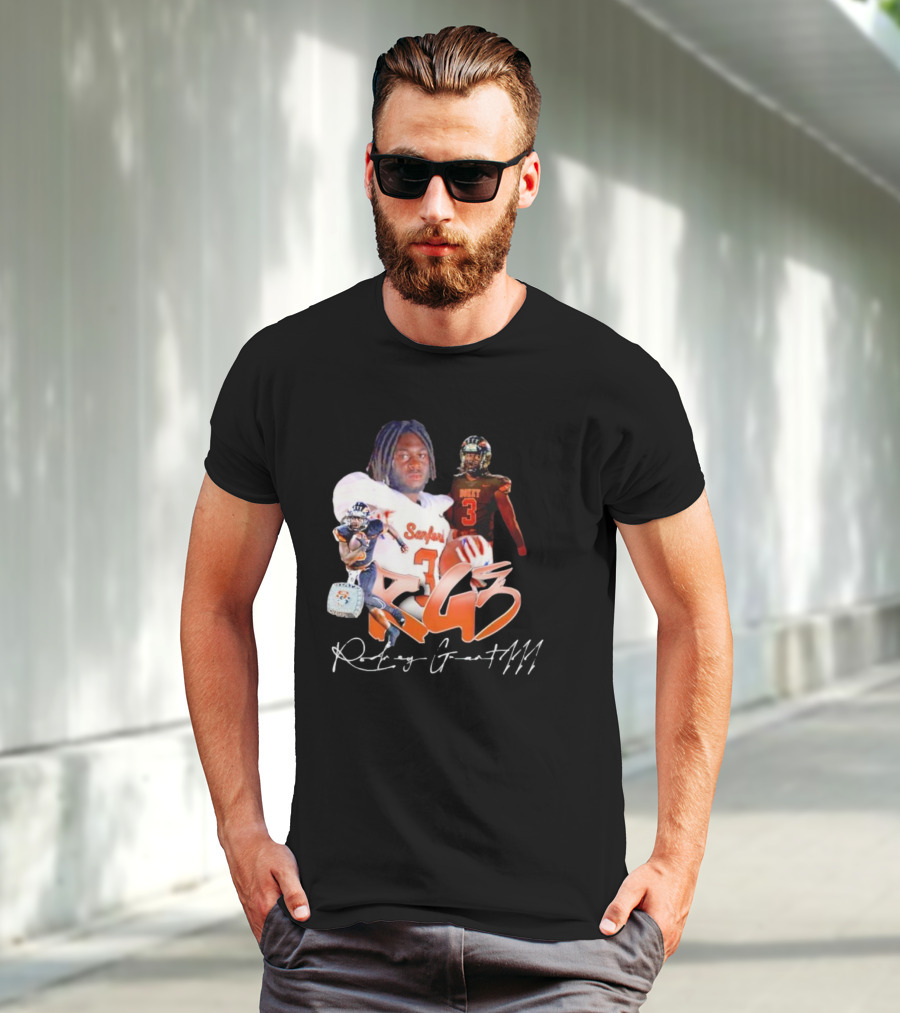 Rockey Grant RG3 Sanford Heavy 3 Football T-Shirt