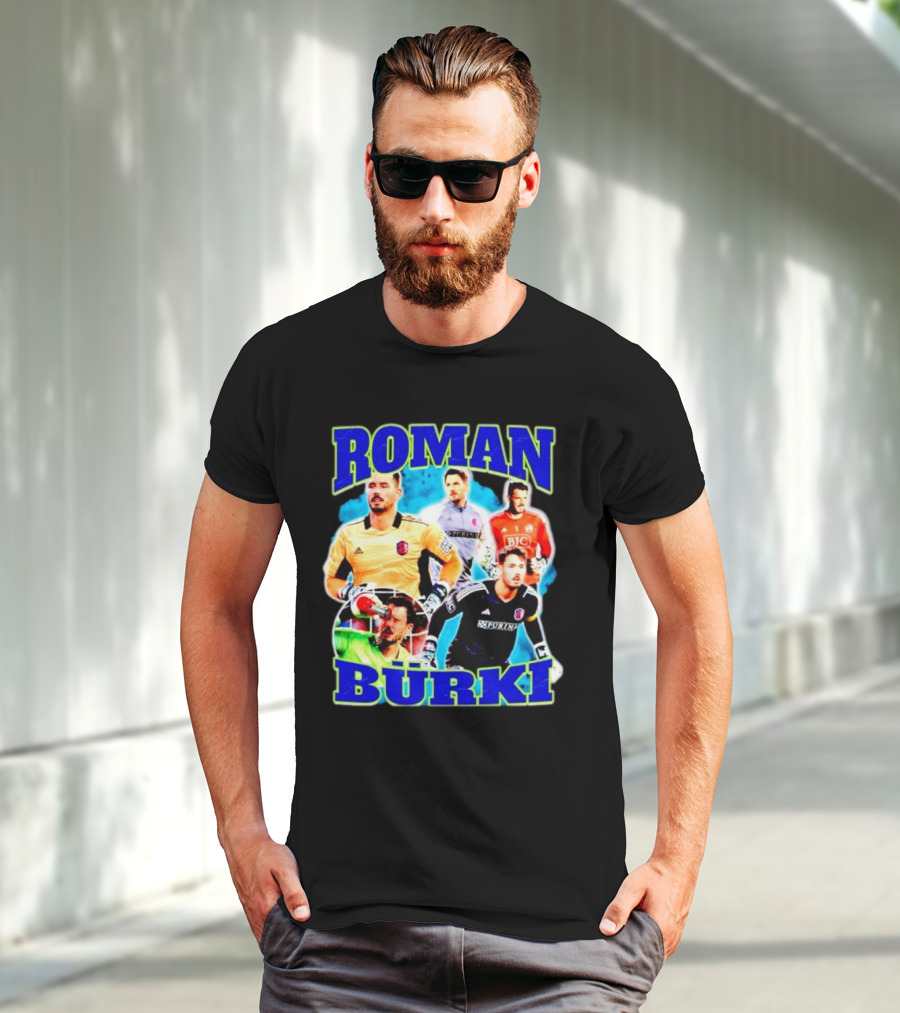 Roman Bürki Soccer Goalkeeper Collage Bootleg T-Shirt