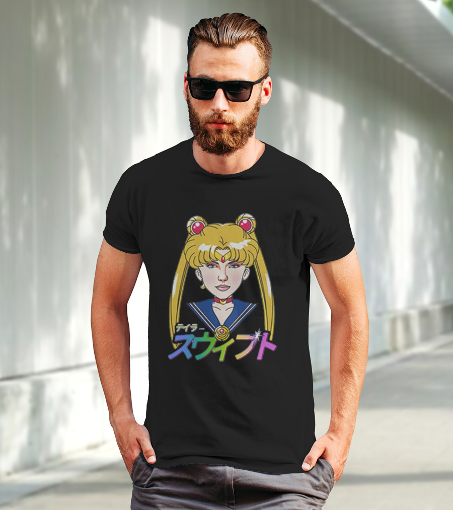 Sailor Moon Taylor Swift Anime Crossover Meme T-Shirt