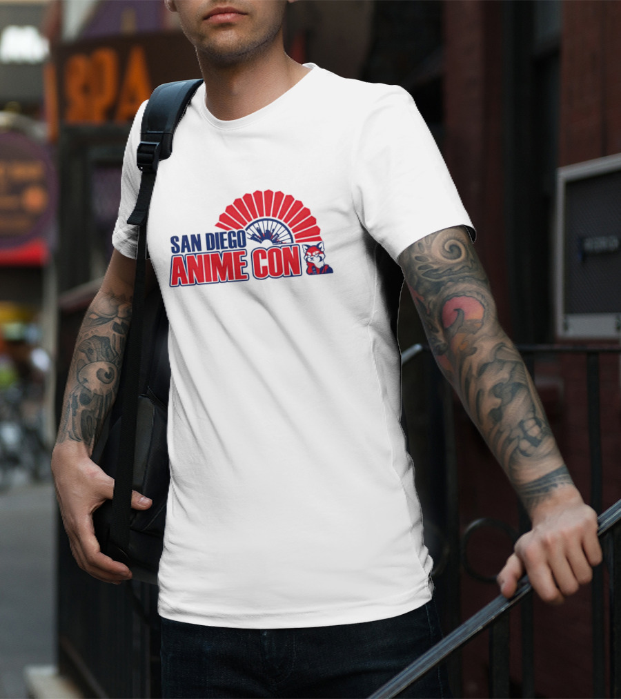 San Diego Anime Con Fan And Character T-Shirt