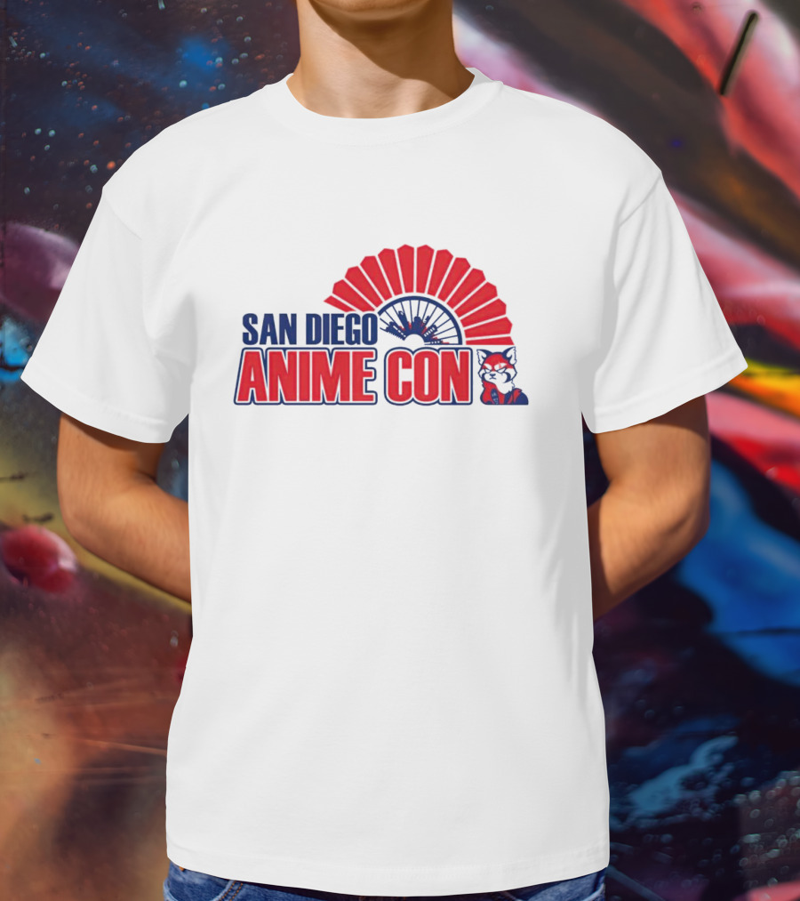 San Diego Anime Con Fan And Character T-Shirt