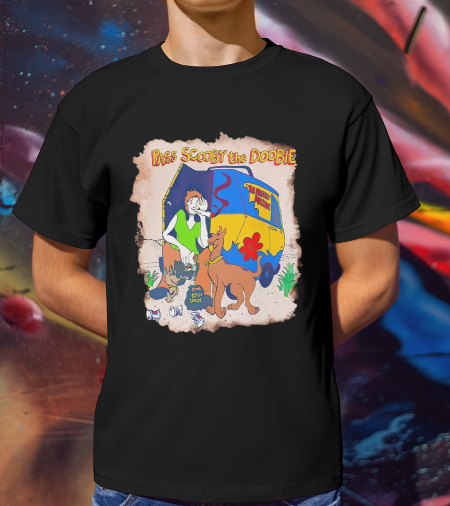 Scooby-Doo The Mystery Machine Pass Scooby The Doobie T-Shirt