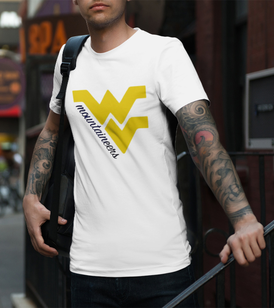 WVU Mountaineers Yellow WV T-Shirt