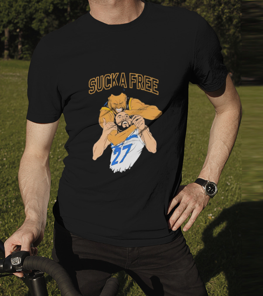 SUCKA FREE Dray Physical Play Basketball Meme T-Shirt