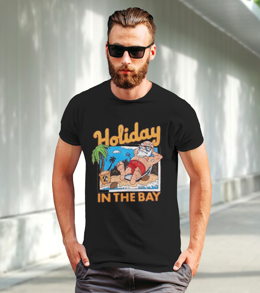 Holiday In The Bay Tampa Bay Buccaneers Christmas T-Shirt