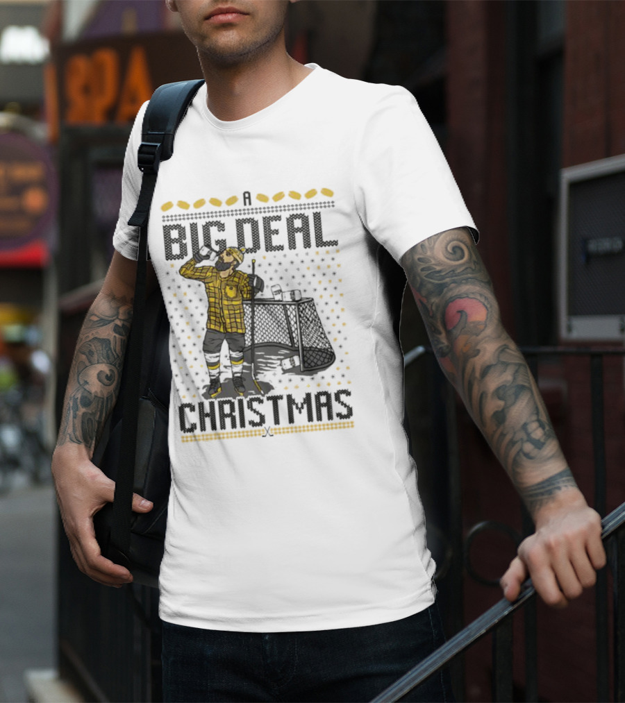 Big Deal Christmas Hockey Goalie T-Shirt