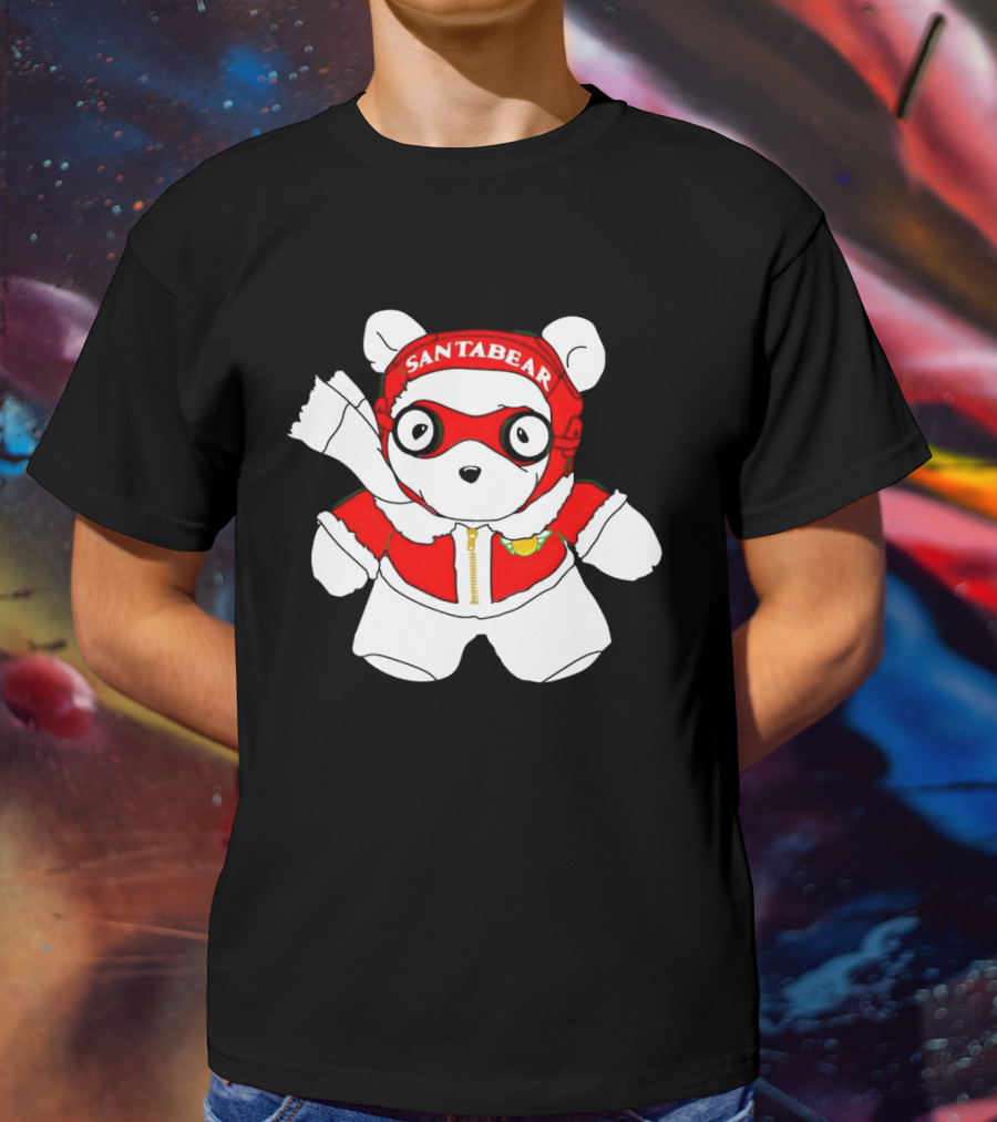 Santa Bear Aviator Christmas Minnesota T-Shirt